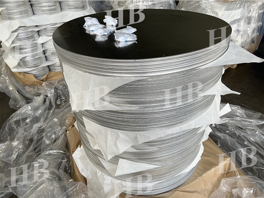 1060 - H14 Aluminium wafer cirkelplaten glad voor wegwaarschuwingsborden 1 serie