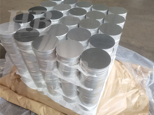1060 - H14 Aluminium wafer cirkelplaten glad voor wegwaarschuwingsborden 1 serie