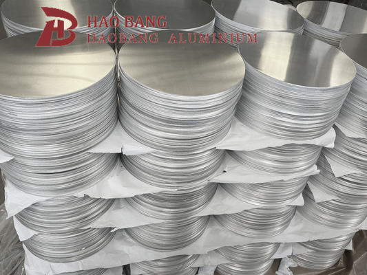 Gepersonaliseerd 6mm legering 3003 cirkel aluminium plaat H14 Temper voor niet-glij kookgerei