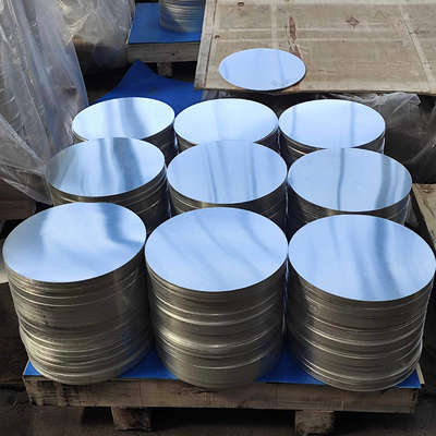 Zuiverheid 99,5% Aluminium cirkels Plaat 1050 3003 Voor diep tekenen en anodiseren