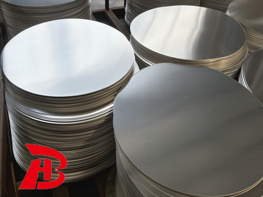 Gepersonaliseerde 6 mm legering 3003 Circulaire aluminium plaat H14 Temper voor niet-glij kookgerei