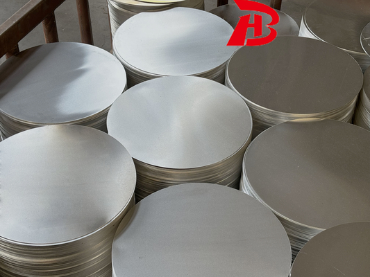 Aluminium cirkel leverancier verkoop aluminium legering warm / koud gewalst plaat plaat cirkel ventilator