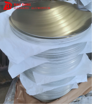 Aluminium cirkel leverancier verkoop aluminium legering warm / koud gewalst plaat plaat cirkel ventilator