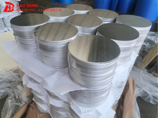 Aluminium cirkel leverancier verkoop aluminium legering warm / koud gewalst plaat plaat cirkel ventilator