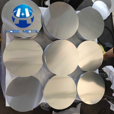 Aluminium cirkel leverancier verkoop aluminium legering warm / koud gewalst plaat plaat cirkel ventilator