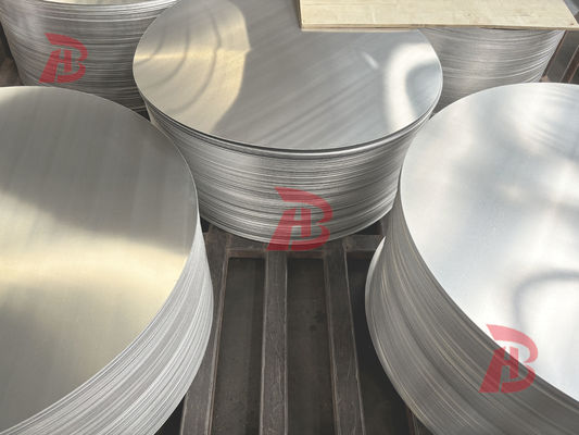 CC DC Grondstof Aluminium Cirkel 1050 1060 3003 Legering O H18 Temper Aangepaste grootte Dieptrekschijf