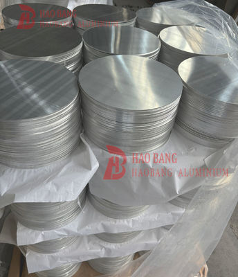 CC DC Grondstof Aluminium Cirkel 1050 1060 3003 Legering O H18 Temper Aangepaste grootte Dieptrekschijf