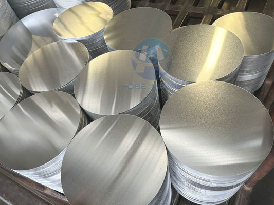 CC DC Grondstof Aluminium Cirkel 1050 1060 3003 Legering O H18 Temper Aangepaste grootte Dieptrekschijf