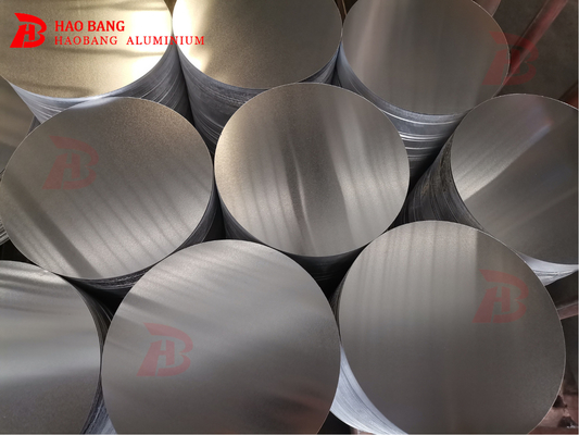 Ronde, reflecterende aluminiumplaat, cirkel voor borden
