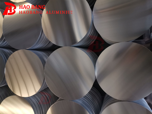 Ronde, reflecterende aluminiumplaat, cirkel voor borden