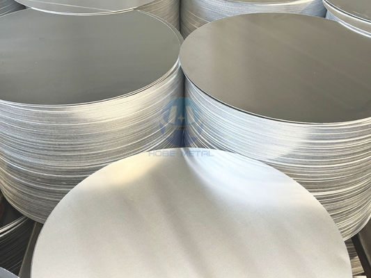 CC DC Grondstof Aluminium Cirkel 1050 1060 3003 Legering O H18 Temper Aangepaste grootte Dieptrekschijf