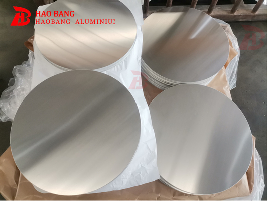 Ronde, reflecterende aluminiumplaat, cirkel voor borden