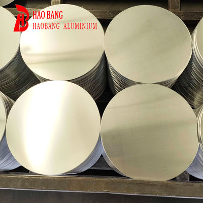 Hoge vlakheid 1050/3003 legering aluminium schijf H12 Temperatuur diepe tekening scheurbestendige aangepaste diameter voor industriële stempels