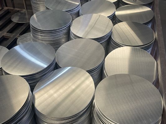 Smooth Surface High Flatness Aluminum Disc 1050 1060 3003 Alloy, 0.3–6mm Thick, Custom Size Aluminum Blank for Lamp Cover & Pots