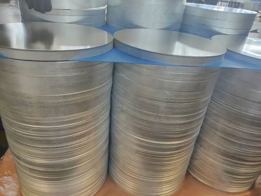 CC DC Grondstof Aluminium Cirkel 1050 1060 3003 Legering O H18 Temper Aangepaste grootte Dieptrekschijf