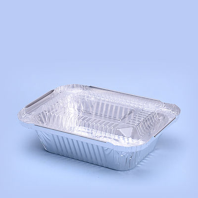 Voedingsmiddelenkwaliteit hoogtemperatuurbestendige aanpasbare aluminiumfolie lunchbox voor de horeca