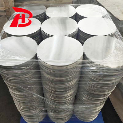 Hoge vlakheid aluminium schijf 1050/3003 legering O H12 Temper CC DC-materiaal Dieptrekken Scheurbestendig Aangepaste diameter voor potten Pannen Industrieel stempelen