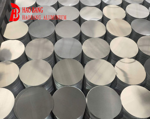 1050 1060 Aluminium cirkelplaat van legering Diep trekkraakbestendig H12 Temperatuur voor kookgerei potten en pannen