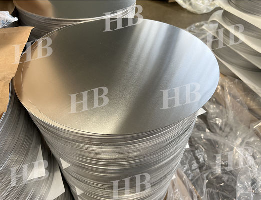1050 1060 Aluminium cirkel CC DC Materiaal O H12 Temperatuur Diep trekkraakbestendige schijf voor kookpotten en pannen