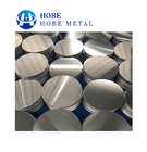 Zilveren 1070 80mm Gebeëindigde Cirkelsronde van Aluminiumschijven voor Cookware-Vlot