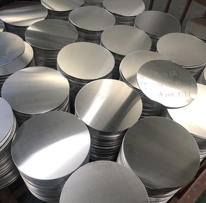 CC DC Grondstof Aluminium Cirkel 1050 1060 3003 Legering O H18 Temper Aangepaste grootte Dieptrekschijf