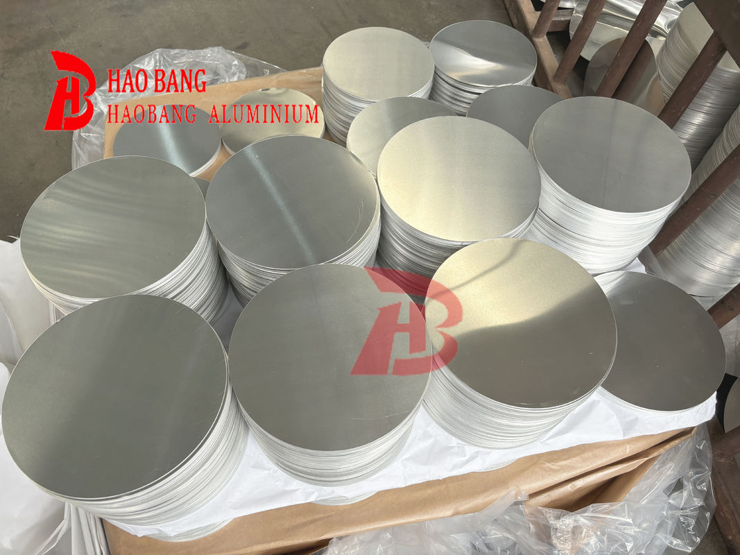 CC DC Grondstof Aluminium Cirkel 1050 1060 3003 Legering O H18 Temper Aangepaste grootte Dieptrekschijf