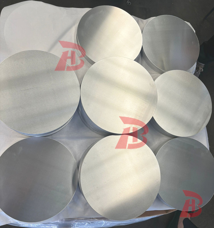 Warmgewalste gegoten gewalste aluminium wafer schijven cirkels dikte 6 mm voor niet-stick pot