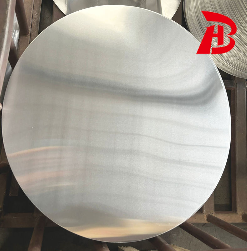1050 1060 Aluminium cirkel CC DC Materiaal O H12 Temperatuur Diep trekkraakbestendige schijf voor kookpotten en pannen