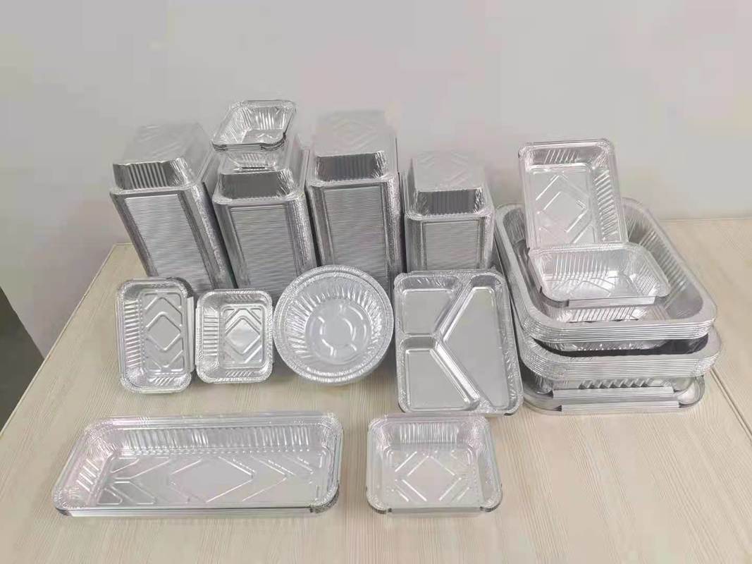 LEAK-PROOF SILVER ALUMINUM FOIL CONTAINERS 50-500ML – MICROWAVE-SAFE FOR FOOD STORAGE