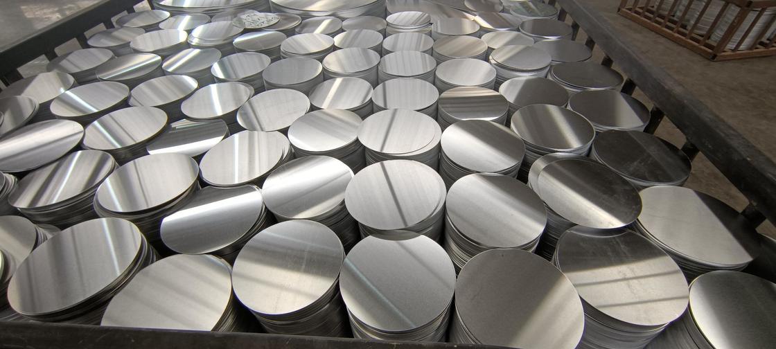 3003 1050 1060 Aluminium cirkel Blank O Soft H18, 100 ‰ 1000 mm Dia, diepe tekening Aluminium schijf voor kookgerei stempelen