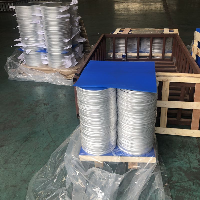 100–1000 mm Dia H18 Temper Aluminium Cirkel Blank voor Dieptrek Kookgerei Stempelen