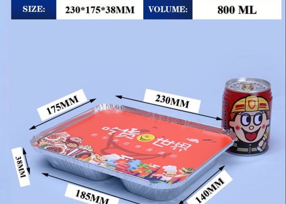 Geschikt voor aluminium lunchdozen voor de horeca, maatwerk, met meer dan tien jaar professionele fabrieksondersteuning