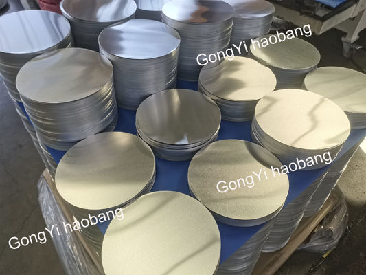 1050 1060 3003 Aluminium Cirkel CC DC Materiaal O H12 H18 Temper Dieptrekschijf voor Kookgerei Stempelen