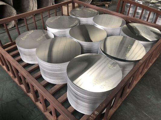 Aanpasbare aluminium cirkel met een diameter van 80-1600 mm met uitstekende mechanische prestaties